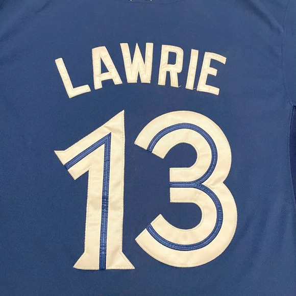 Brett Lawrie Toronto Blue  Jays Majestic Jersey Size 50 Missing Tag - Picture 12 of 16